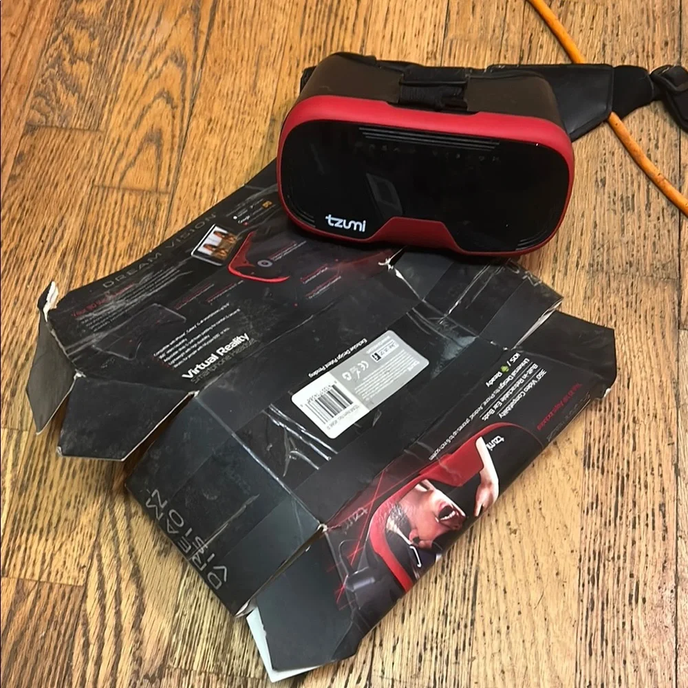 Red VR Headset